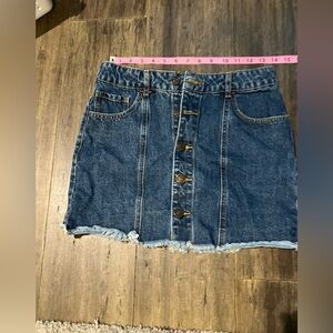Forever 21 denim blue mini skirt sz S